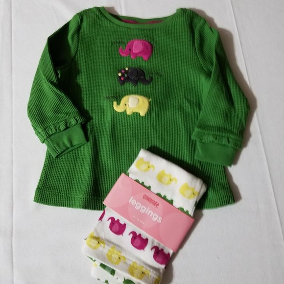 Gymboree Merry and Bright NWT 6-12 month leggings, shirt outfit. Located A16 - Picture 1 of 3